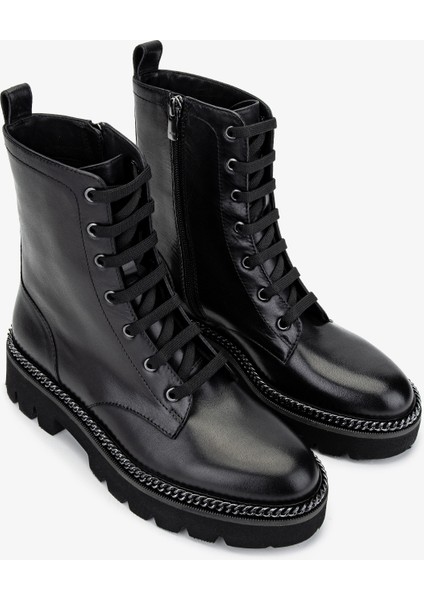 Kadın Deri Siyah Deri Casual Bot 1046 22111-1 Bn Bot SK24-25 Sıyah Dr fiyatları