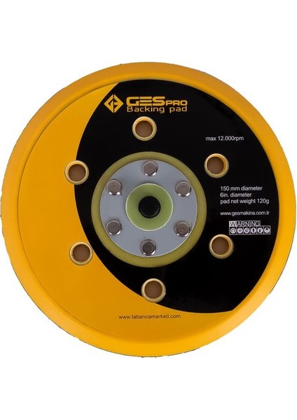 Pro 6pv6 Zımpara Makinesi Tabanı / 150 mm / 6 Delik