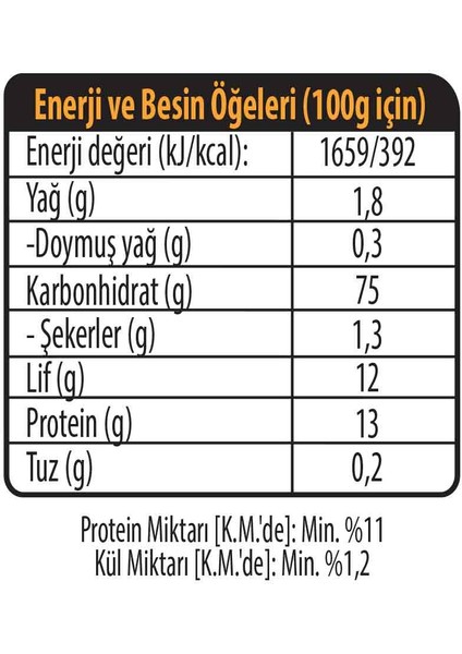 Karakılçık Tam Buğday Unu 1 kg