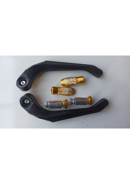 Cbr 600 Rr Motosiklet Gidon Sapları Koruma Fren Debriyaj Kolları Gold (Altın Sarı)