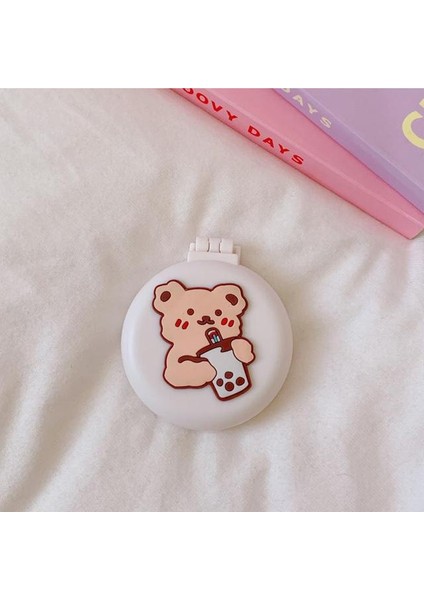 17 Taşınabilir Mini Katlanır Tarak Hava Yastığı Masaj Tarak Seyahat Fırçası Ayna Saç Fırçası Makyaj Aracı Saç Fırçası Antistatik Gökkuşağı Tarak (Yurt Dışından)