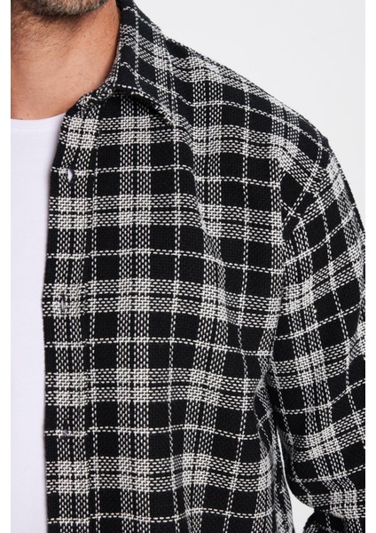 Erkek Relax Fit Rahat Kesim Oduncu Kareli Kışlık Gömlek fırsatları