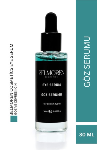 Torbalanma ve Morluk Karşıtı, Aydınlatıcı Kafein Göz Altı Serumu 30 ml