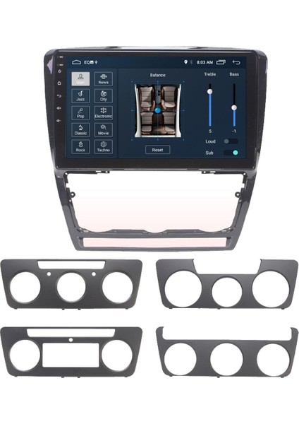 Skoda Octavia Android Carplay Navigasyon Multimedya Ekran Teyp 2gb Ram + 32GB HDD