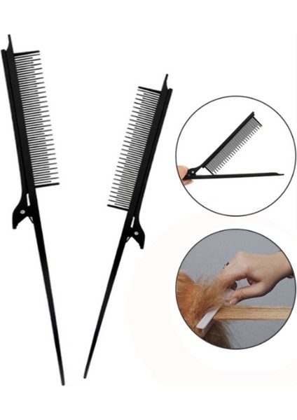 Beyaz Alay Tarak Kuyruk Saç Fırçası Klip ile Profesyonel Kuaförlük Taraklar Saç Boyama Vurgulama Berber Tarak Salon Şekillendirici Araçları (Yurt Dışından) fiyatları