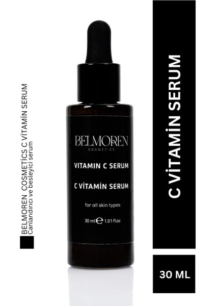 Leke Karşıtı Cilt Aydınlatıcı C Vitamini Serum 30 ml