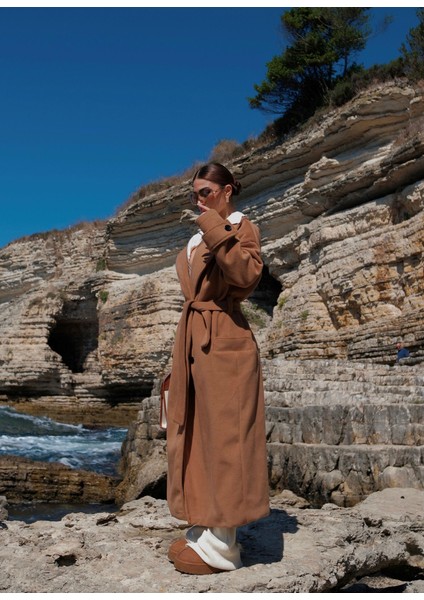 Sheila Kaşe Oversize Kaban 2985