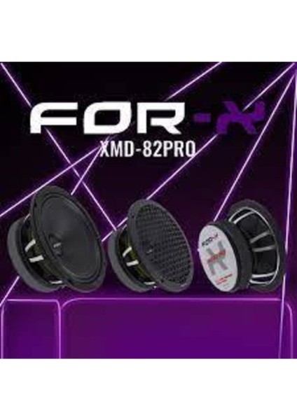Xmd-82 Pro 20 cm Mıdrange 400 Watt 200 Rms