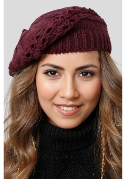 Kadın Tek Kat Örgü Ressam Bere fırsatları