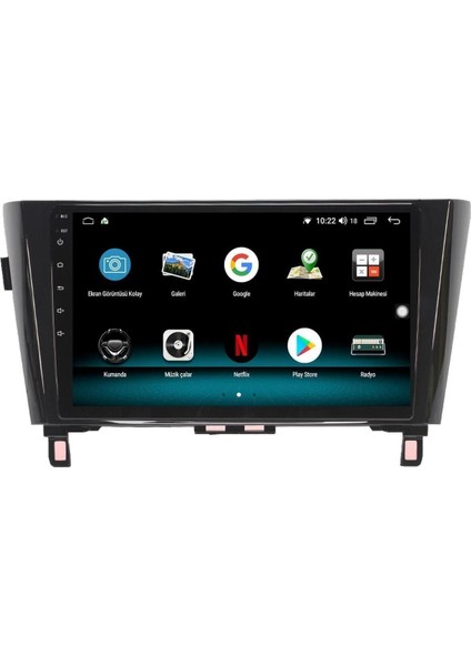 Nissan Qashqai Android 10 Multimedya Carplay 2gb Ram + 32GB HDD Navigasyon Ekran fırsatları