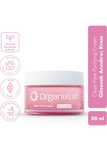 Clean Pore Gözenek Arındırıcı Krem I Gözenek Sıkılaştırıcı I Karma Ve Yağlı Ciltler 50 ml