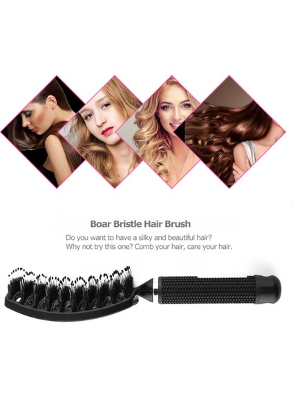 Beyaz Berber Aksesuarları Saç Tarak Kıl Naylon Saç Fırçası Islak Kıvırcık Detangle Saç Fırçası Kuaför Şekillendirici Araçları (Yurt Dışından) fiyatları