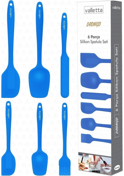 VLT1026 DRONGO 6'LI SPATULA SET LACİVERT