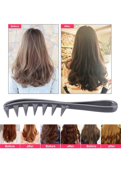Siyah Geniş Diş Köpekbalığı Plastik Tarak Kıvırcık Saç Salon Kuaförlük Tarak Masaj Saç Şekillendirici Aracı Için Kıvırcık Saç (Yurt Dışından) fırsatları