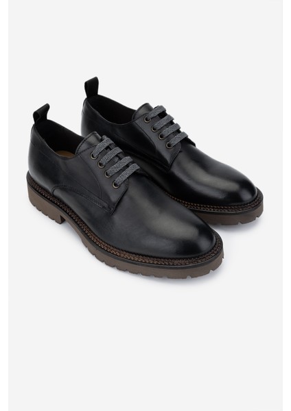 Erkek Deri Siyah Casual Ayakkabı 994 9353 Erk Ayk K24-25 Nero fiyatları