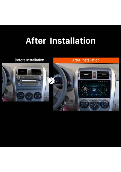 Toyota Corolla 2008 Uyumlu Android Carplay 2gb Ram 32GB Hafıza + Kamera