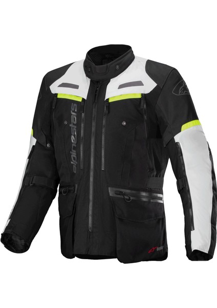Alpinestars Bogota Pro Drystar Korumalı Motosiklet Montu Siyah / Gri / Sarı