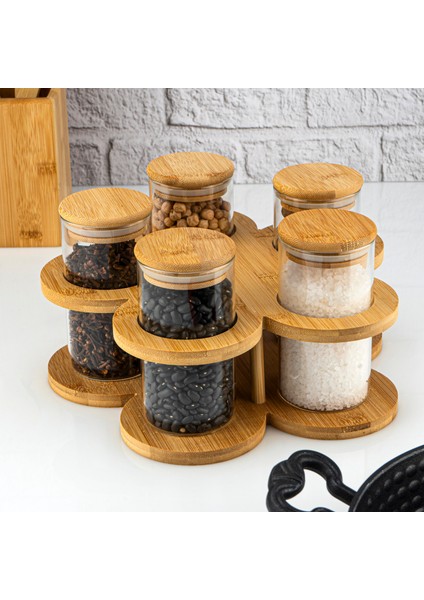Sorrel 6 Parça Standlı Baharat Seti Küçük
