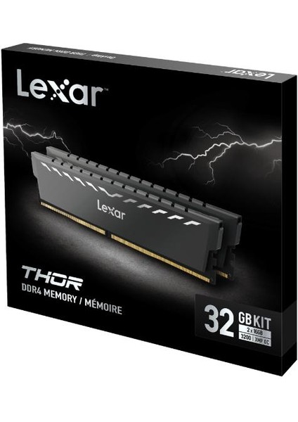 Thor 32GB (2X16GB) LD4BU016G-R3200GDXG 3200MHZ Ddr4 U-Dımm CL16 Xmp Ram Bellek