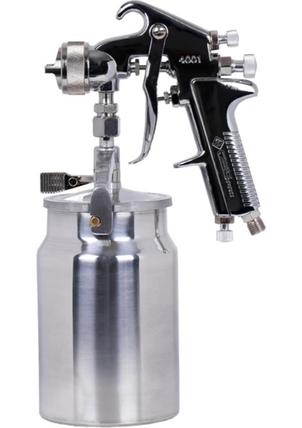 Pro 4001S (2.5 mm) Alttan Depolu Hvlp Profesyonel Boya Tabancası