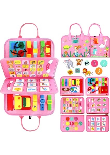 SZJIEDE1234 Yaş Için Meşgul Tahta Montessori Oyuncak, Eğitim Etkinliği Duyusal Tahta Okul Öncesi Öğrenme Ince Motor Becerileri Oyuncakları, Uçak Arabası Için Küçük Seyahat Oyuncak, Erk (Yurt Dışından)
