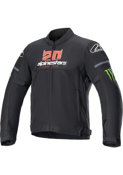 Alpinestars FQ20 T-Sps Air Monster Korumalı Motosiklet Montu Siyah / Beyaz / Kırmızı