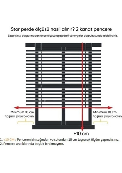 Blackout Işık Geçirmeyen Stor Perde Siyah