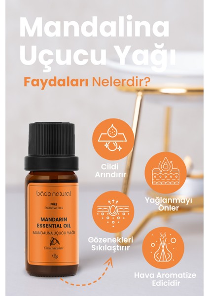 Mandalina Uçucu Yağı %100 Saf 10 ml