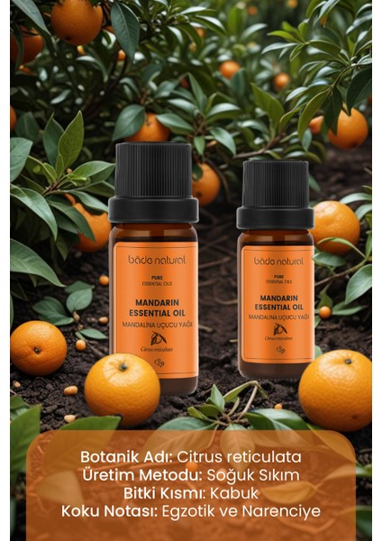 Mandalina Uçucu Yağı %100 Saf 10 ml