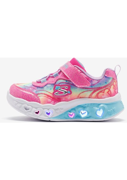 Flutter Heart Lights - Groovy Swirl Küçük Kız Çocuk Pembe Işıklı Spor Ayakkabı 303253N Hplv fiyatları