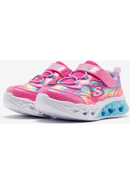 Flutter Heart Lights - Groovy Swirl Küçük Kız Çocuk Pembe Işıklı Spor Ayakkabı 303253N Hplv fırsatları