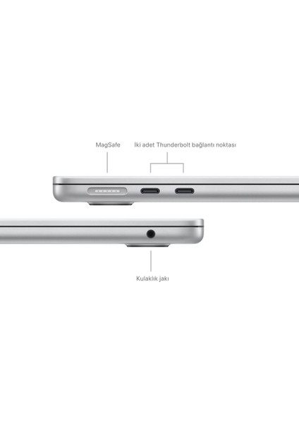 MacBook Air M3 24GB 512GB SSD macOS 13" Taşınabilir Bilgisayar Gümüş MC8N4TU/A