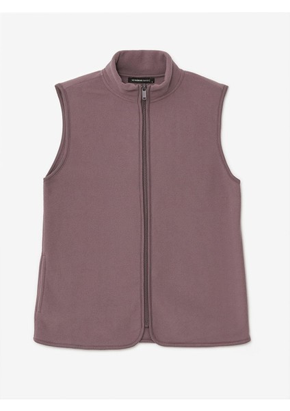 Lcwaıkıkı Basic Kadın Dik Yaka Düz Polar Yelek indirimleri