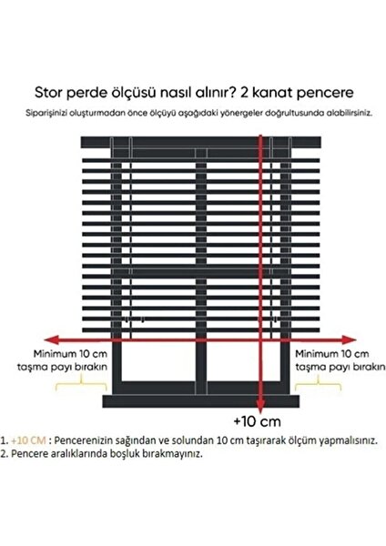 Mat Taş Rengi Dilimli Stor Perde