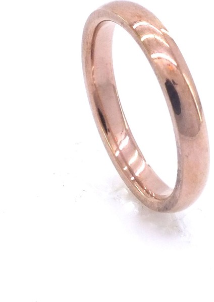 Çelik Alyans Yüzük Rose YZK-218