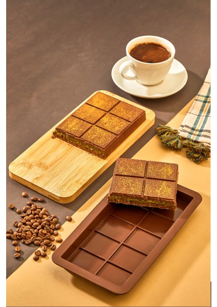 Büyük Boy Silikon Dubai Çikolatası Kalıbı