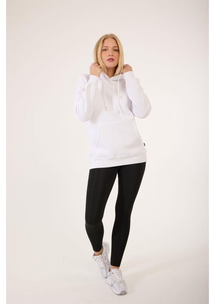 Kanguru Cepli Kapüşonlu 3 Iplik Sweatshirt
