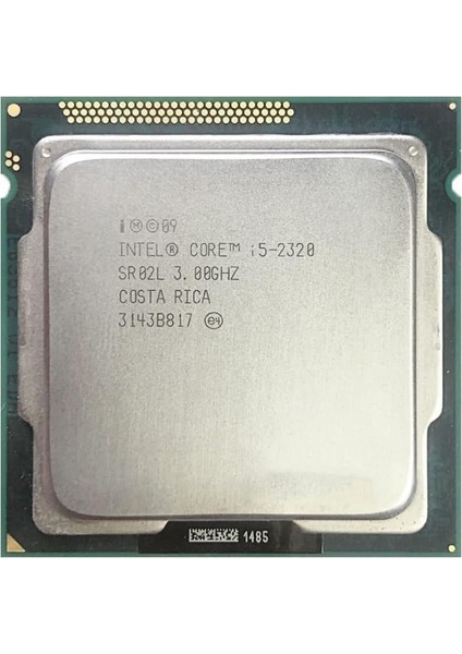 Core I5 2320 3.0 Ghz Dört Çekirdekli Cpu Işlemci 6m 95W Lga 1155