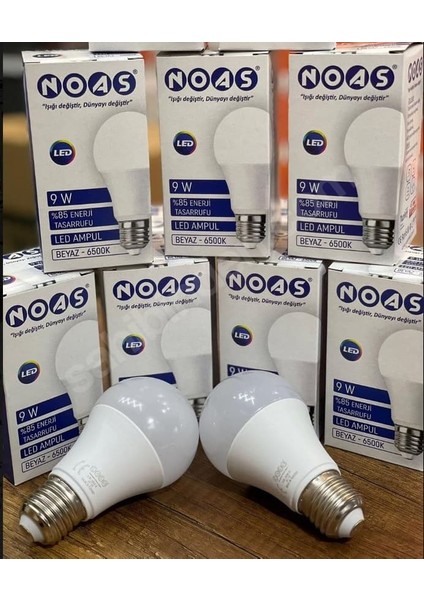 9W Smd LED Ampul E27 Duy Beyaz Işık 10 Adet fiyatları