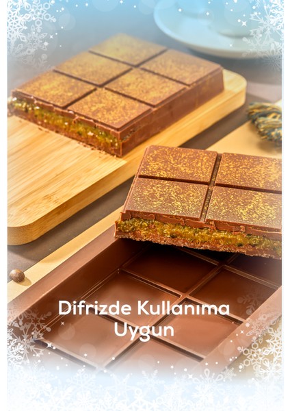 2li Büyük Boy Silikon Dubai Çikolatası Kalıbı fırsatları