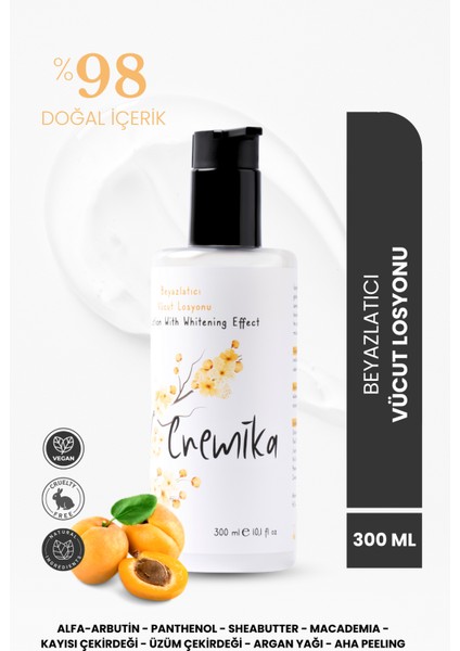 Beyazlatıcı Vücut Losyonu