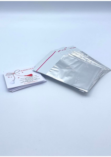 30 Adet Hediyelik Kartlı Jelatinli Yılbaşı Renkli Kum Boncuklu Marteniçka Dilek Bilekliği Seti fiyatları