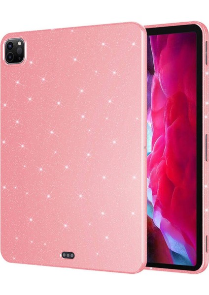 iPad Pro 11 2018 Simli Parlak Görünümlü Ensueno Tablet Koton Kılıf