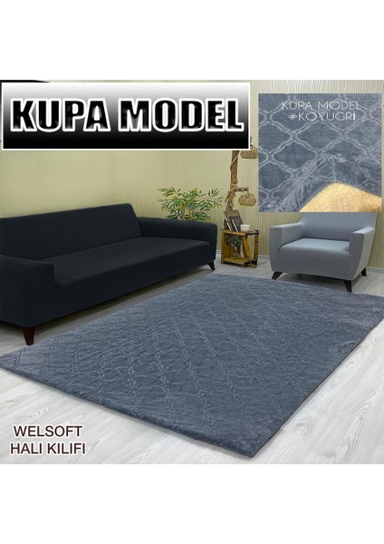 Kupa Model Kumaştan Welsoft Lastikli Halı Örtüsü