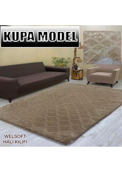 Kupa Model Kumaştan Welsoft Lastikli Halı Örtüsü