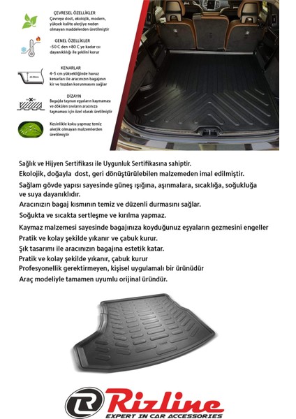 Toyota Yaris Cross Üst Konum 2022 Sonrası 3D Bagaj Havuzu modelleri