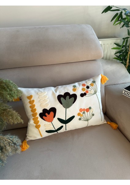 Punch Nakışlı Kırlent Kılıfı indirimleri