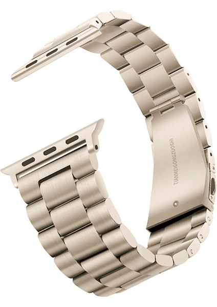 - Apple Watch 44mm - Kordon Metal Kordon Band-04 - Starlight