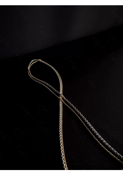 80CM | Iki Zincirli Bel Takısı | Sevgili Takı Koleksiyonu