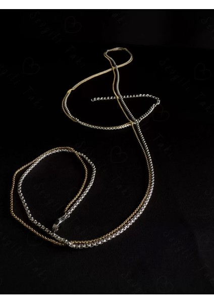 80CM | Iki Zincirli Bel Takısı | Sevgili Takı Koleksiyonu fiyatları
